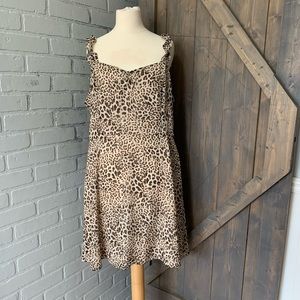 All in Favor leopard print dress